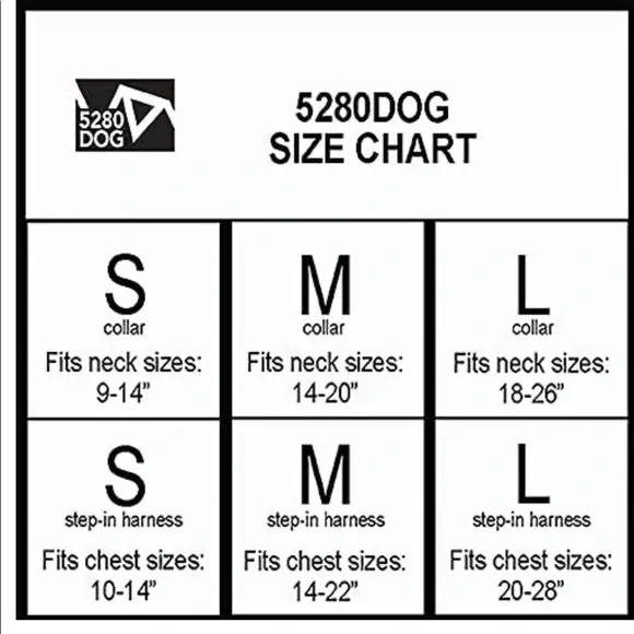 NWOT 5280Dog Nylon Step In Dog Harness Size L - Picture 3 of 4